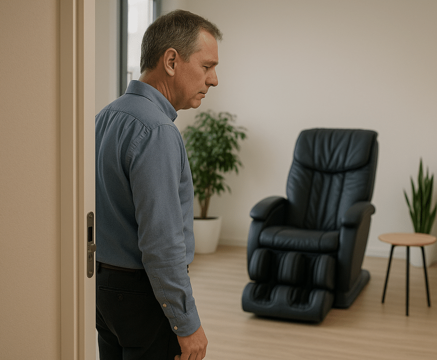 Sådan får du medarbejderne til at bruge massagestolen